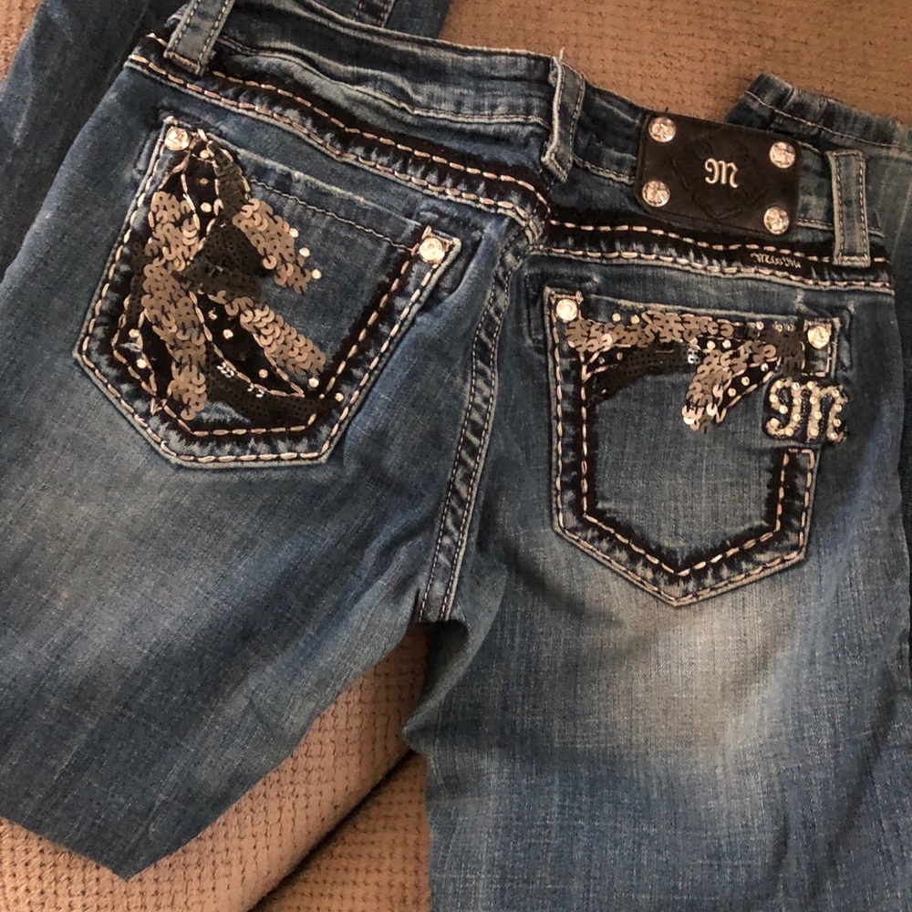 Miss me crop pants size 28